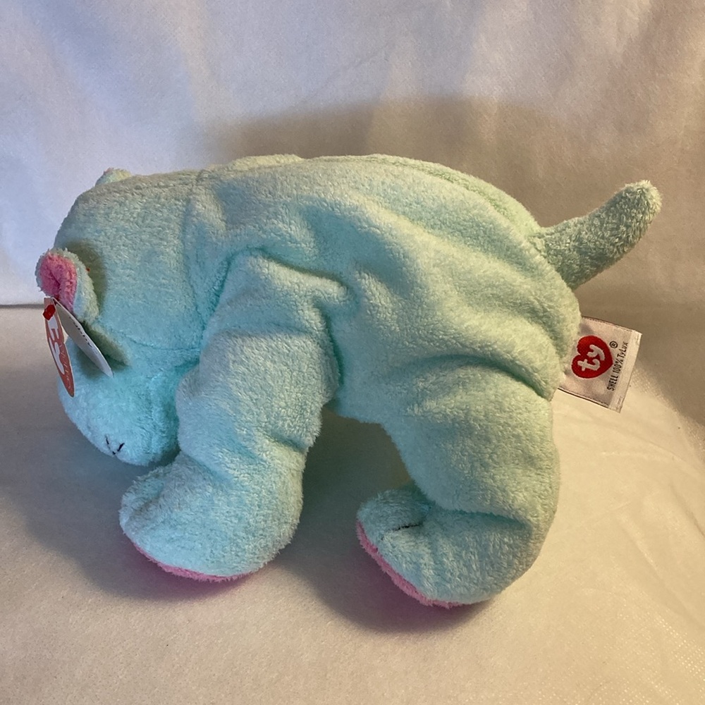 NWT ⭐️Host Pick⭐️ Rare Vintage 2002 TY® Pluffies Tubby™ Plush Hippo Ltd Edition* - Picture 9 of 12